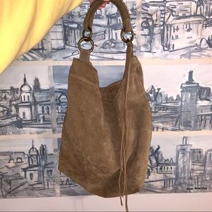 ASH Tan Hobo Tote